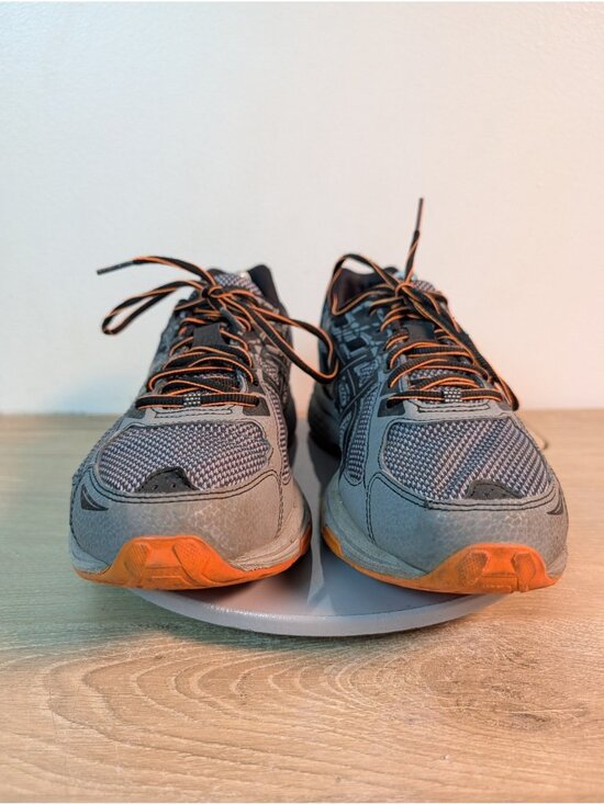 Asics Gel-Venture 6 Trail Running Shoes Men\'s 10 Grey / Black / Orange T7G1Q main image 4